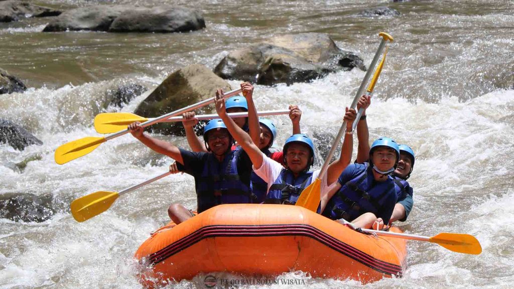 Rafting seru di Sungai Ayung Bali