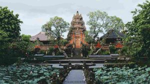 Pemandangan Ubud di Kabupaten Gianyar Bali, pusat seni dan budaya