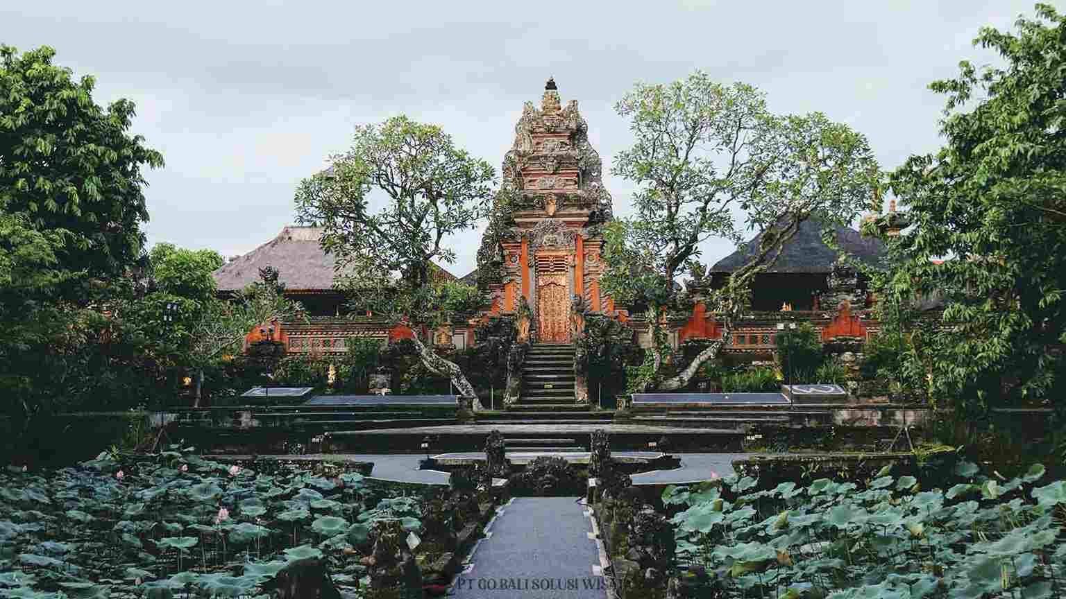Pemandangan Ubud di Kabupaten Gianyar Bali, pusat seni dan budaya